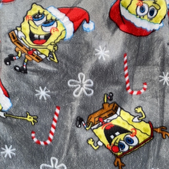 Men’s S Sponge Bob pajama bottoms, plush, , smoke free home, make an offer - Picture 2 of 3